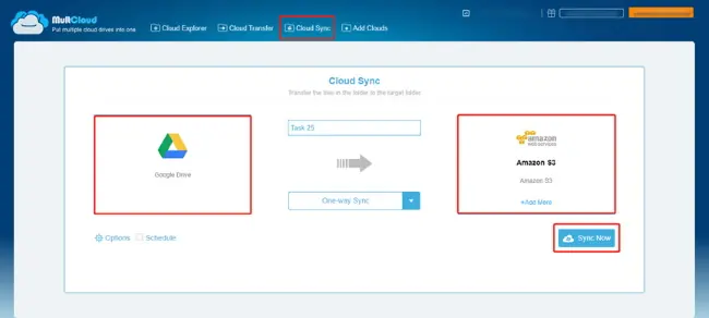 Sync data to cloud