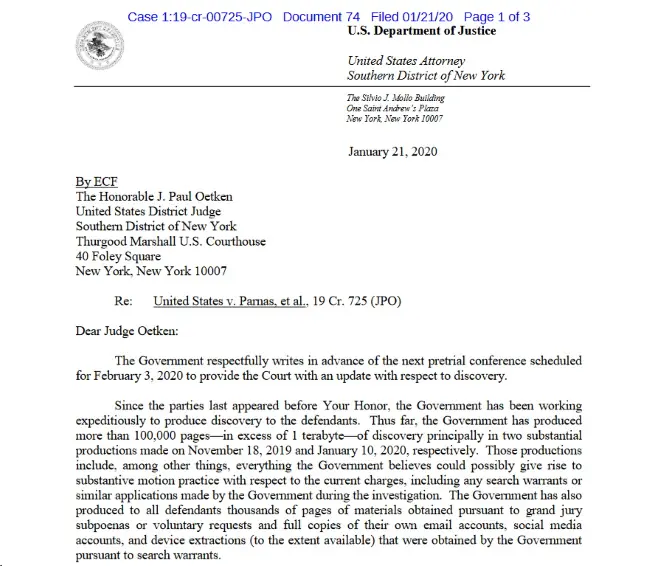 Case 1:19-cr-00725-JPO Document 74