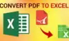 PDF Converter to Excel: Online, Free and Safe