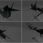 Python Script Generates Random Spaceships in Blender