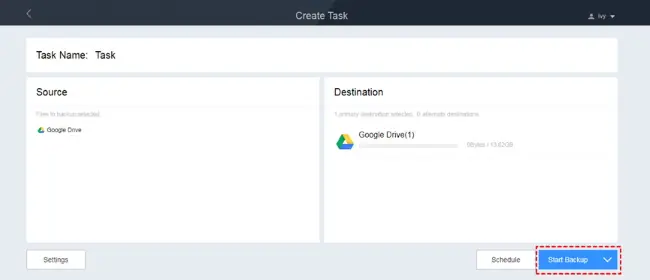 CBackupper also has a web version that specialize in cloud to cloud backup