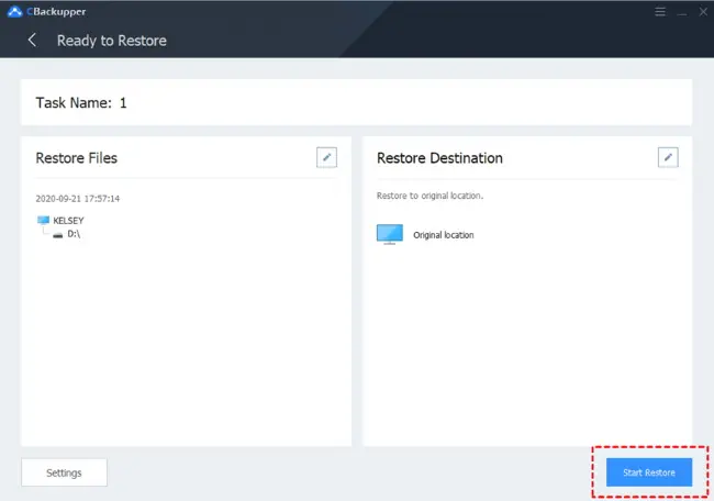 backups that made with CBackupper will be kept in the cloud safely