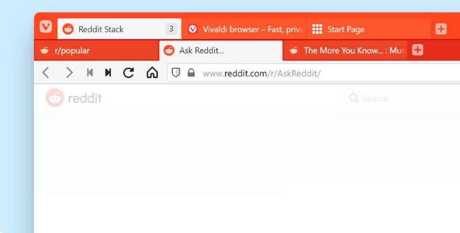 The new version of the Vivaldi browser can open new tabs and new browser windows much faster than before