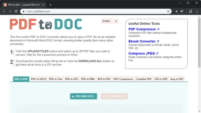 convert PDF files to Word documents
