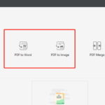 Open up SwifDoo PDF, then click PDF to Word or PDF to Image in the home tab to access SwifDoo PDF Converter
