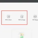 Open up SwifDoo PDF, then click PDF to Word or PDF to Image in the home tab to access SwifDoo PDF Converter