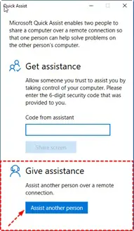 Remote Desktop Connection will lock the remote computer and the screen can’t be viewed by both sides