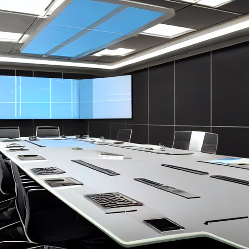 A boardroom with a diverse group of executives and a holographic AI ethics framework displayed on a glass table, a senior officer presenting a compliance dashboard, a subtle overlay of ethical principles, high-resolution, cinematic lighting, sharp…