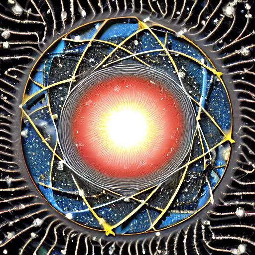 A certificate fading into digital particles as a glowing AI badge forms, symbolizing the shift from static credentials to dynamic, AI-centric verification in a futuristic server room.