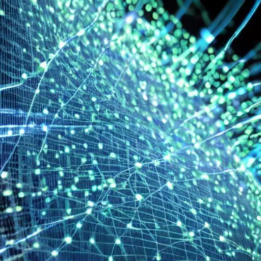 A cinematic scene depicts a translucent holographic shield protecting a server rack from red data packets symbolizing AI-driven cyberattacks, illustrating the evolving threat landscape.