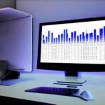 A dimly lit office monitor displays a complex Excel spreadsheet with highlighted financial data cells, illustrating a critical security vulnerability where legacy files interact unexpectedly with modern AI agents.
