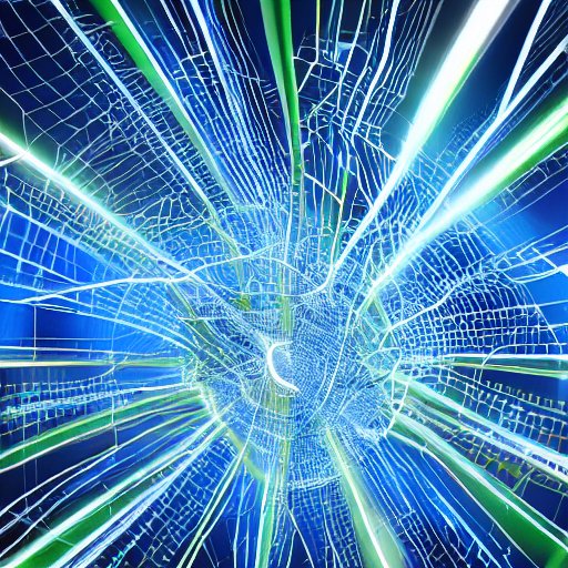 A futuristic digital ecosystem visualization showing glowing nodes and lines connecting devices against a deep blue background, symbolizing the interconnectedness of modern technology and its role in daily life.