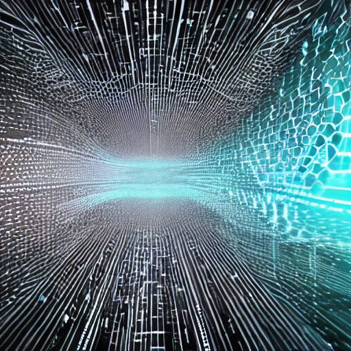 A futuristic visualization of glowing neural network nodes and encrypted data streams within a secure cloud environment, representing machine learning capabilities that fortify cybersecurity and digital infrastructure.