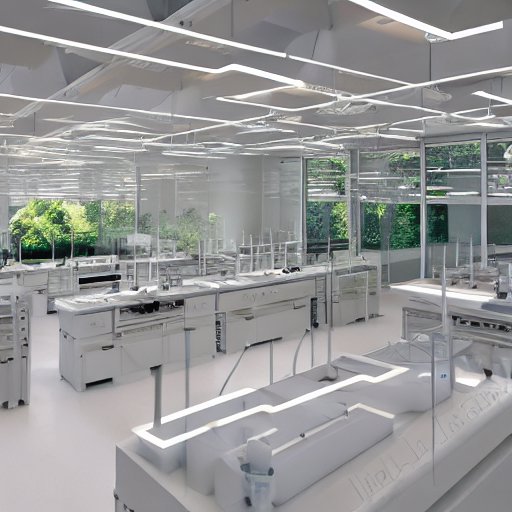 A modern laboratory with rows of glowing neural cultures in bioreactors, bathed in soft natural light. The scene depicts calm, focused research on sustainable bio-technology, symbolizing hope and progress in future medical applications.