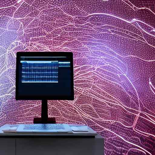 A sleek laptop in a dimly lit office displays glowing neural network nodes and a prominent privacy shield icon, symbolizing secure local AI processing and data sovereignty.