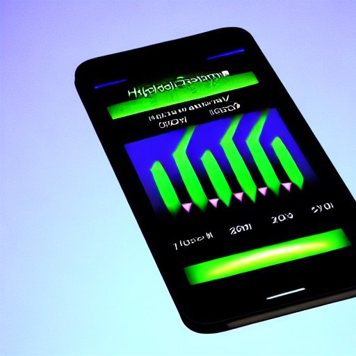 A smartphone screen shows a glitching blue and green voice waveform with a digital fingerprint overlay, illustrating the vulnerability of voice authentication to AI manipulation and audio-based social engineering threats.