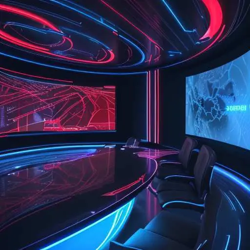 Analysts monitor real-time global threat maps on a curved digital display within a futuristic cybersecurity command center, highlighting the vital role of human vigilance alongside AI automation.