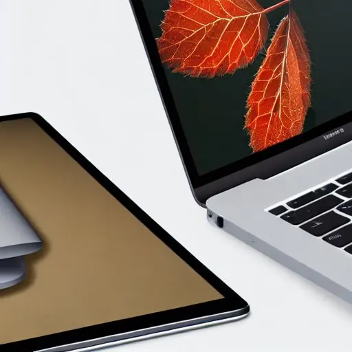 Close-up of the new MacBook's side ports, showcasing the Thunderbolt and MagSafe connectors against a clean white background. The brushed metal casing reflects soft studio lighting, emphasizing the device's precision engineering and sleek design.
