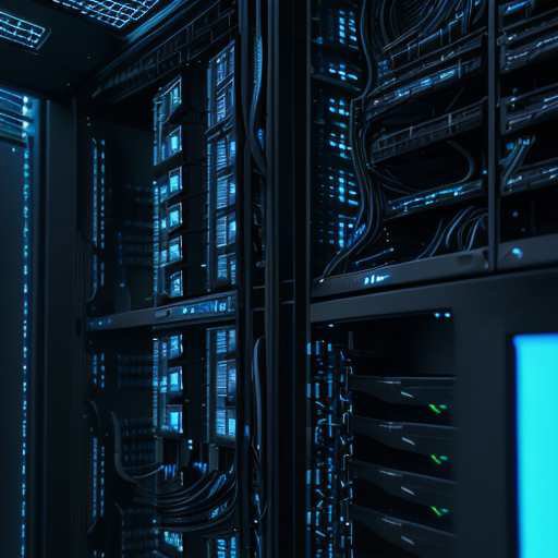 Macro view of a server rack interior with glowing blue memory modules, highlighting intricate circuitry and gold contacts against a blurred background to illustrate IT infrastructure resilience.