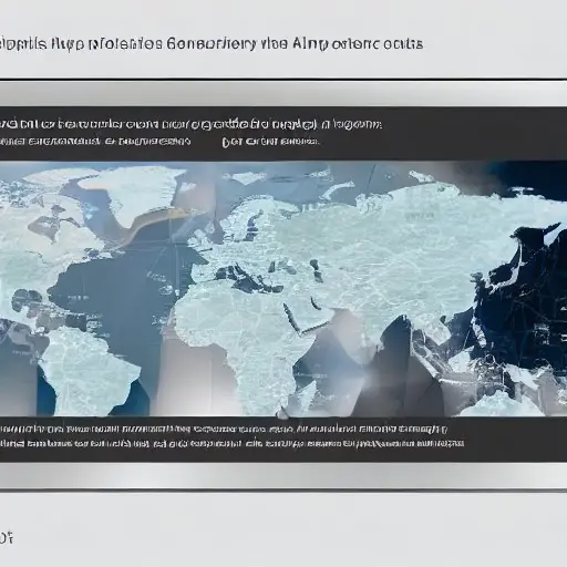 Panoramic photorealistic world map showing glowing AI governance nodes linking major capitals, subtle legal document overlay, faint digital grid, cinematic lighting emphasizing global AI policy interconnectedness, sharp country border details.