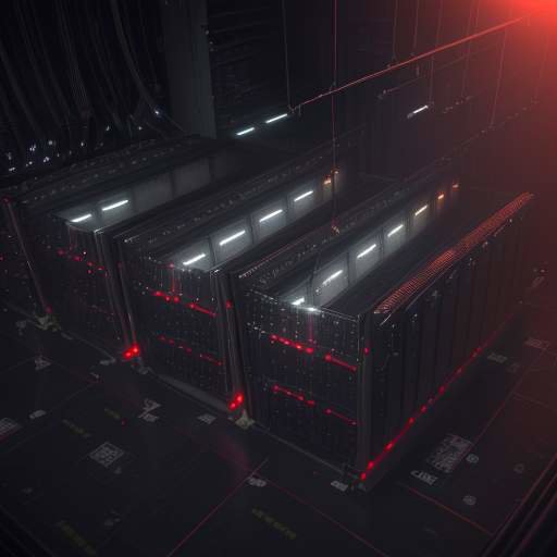 A damaged server rack with blinking red failure lights inside a dim, dusty underground bunker, illustrating critical infrastructure vulnerabilities in multi-region architectures.