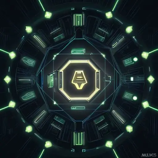 Abstract visualization of a secure digital vault with glowing data streams, symbolizing controlled disclosure and verified safety for advanced AI models.