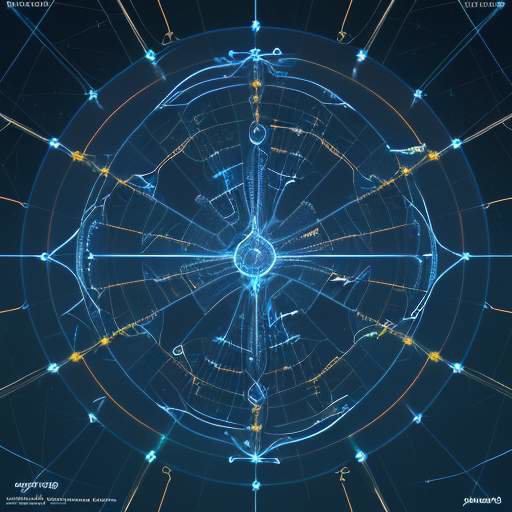Cinematic visualization of a complex, glowing neural network city grid, illustrating interconnected pathways for reasoning, context, and specialization in advanced AI computation.