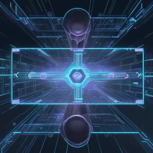 Diverse team collaborates around a holographic table visualizing complex data pipelines and system architecture, symbolizing modern hybrid roles in AI development.