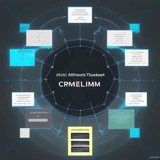 Minimalist diagram illustrating an AI agent orchestrating complex data workflows between enterprise systems like CRM, ERP, and supply chain.