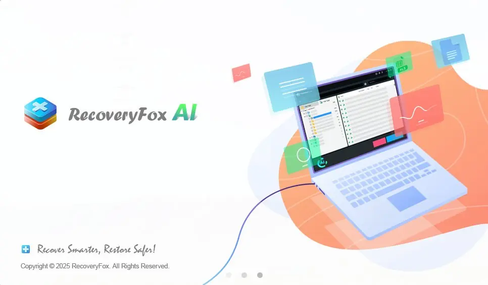 RecoveryFox AI start screen
