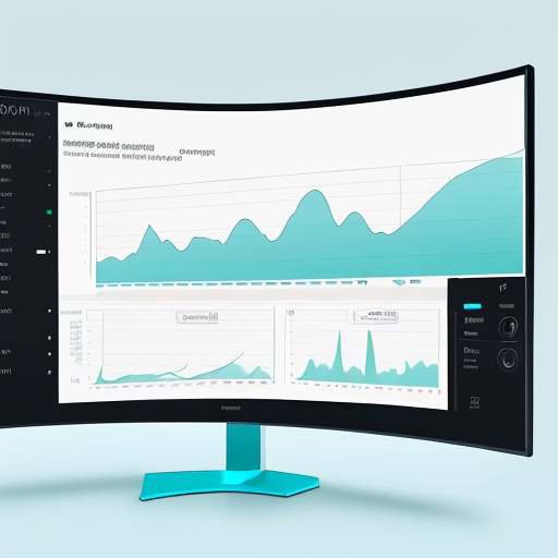 Curved monitor dashboard showing three gauges: GPU price index falling, talent attrition rising, revenue‑per‑inference ratio crossing red alert threshold.