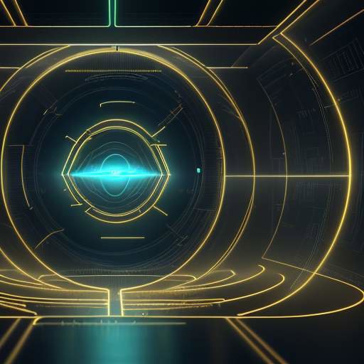 A 3D render of a glowing digital vault inside a stylized cloud with golden data streams, representing secure cloud storage and high-tech data transmission.