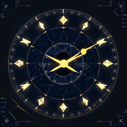 A stylized gold-toned clock face integrated into a high-tech digital circuit board against a navy blue background, symbolizing the critical timing and urgency of an upcoming IPO.
