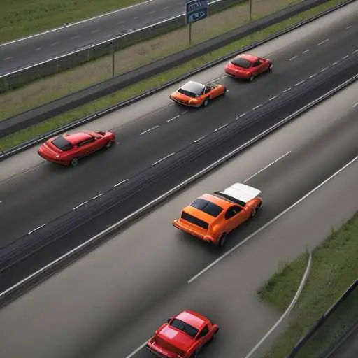 An infographic comparing DDR4 and DDR5 memory performance, depicted as a standard two-lane road versus a wide, high-speed multi-lane highway to illustrate the leap in data capacity and speed.