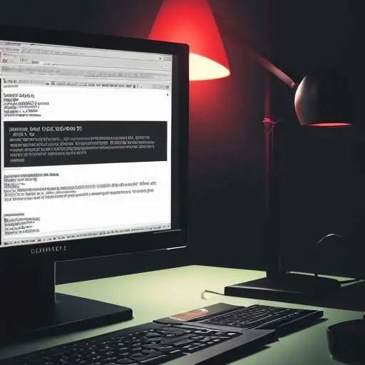 A close-up of a computer monitor displaying a "Permission Denied" error in red text as a hand reaches out to type a correction.