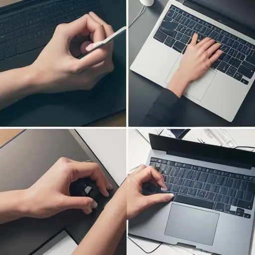 A split-screen view showing a smartphone and a laptop both displaying a modern Passkey setup interface in a cozy home office.